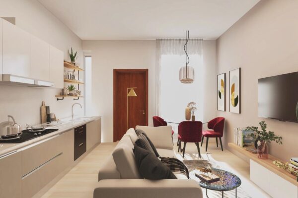 flipping immobiliare | trasformazione in bilocale moderno | ristrutturazione | via meda