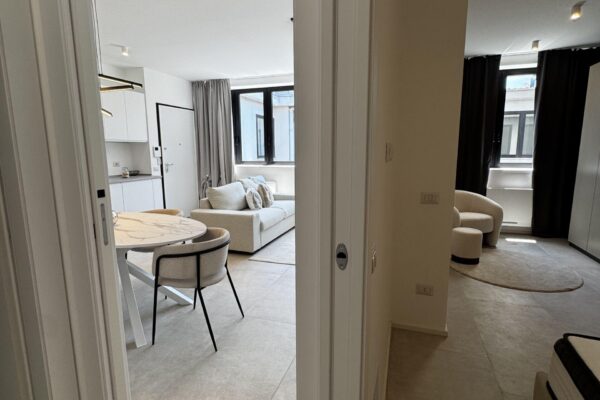 riqualificazione da ufficio ad abitativo | milano | zona living | zona notte | ristrutturazione completa | pordoi