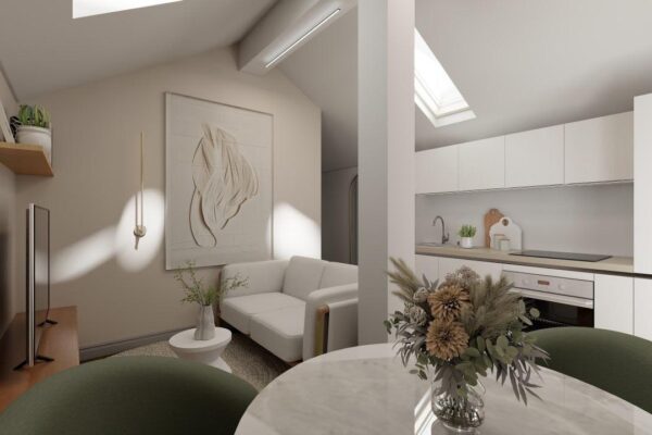 recupero sottotetto | flipping immobiliare | milano | Via mincio | bilocale