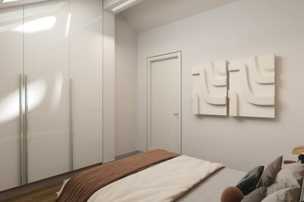 flipping immobiliare | trasformazione di sottotetto in bilocale di desing | via mincio | milano