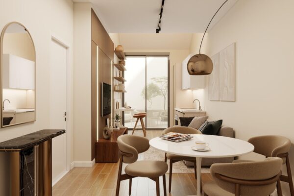 Frazionamento immobiliare Bilocale moderno Open space soggiorno cucina