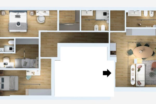 Planimetria_progetto_Flipping_immobiliare_Ottimizzazione_spazi_interni