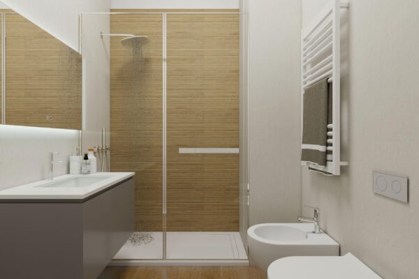 Riqualificazione bagno appartamento_Sviluppo immobiliare Milano intervento su trilocale